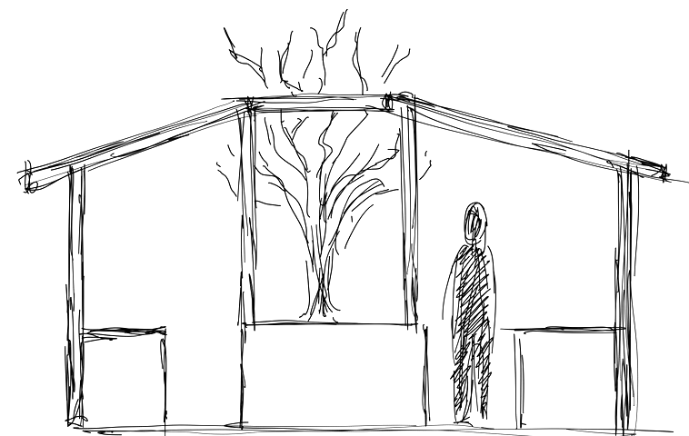 Cápsula de Humo — croquis de proceso 1