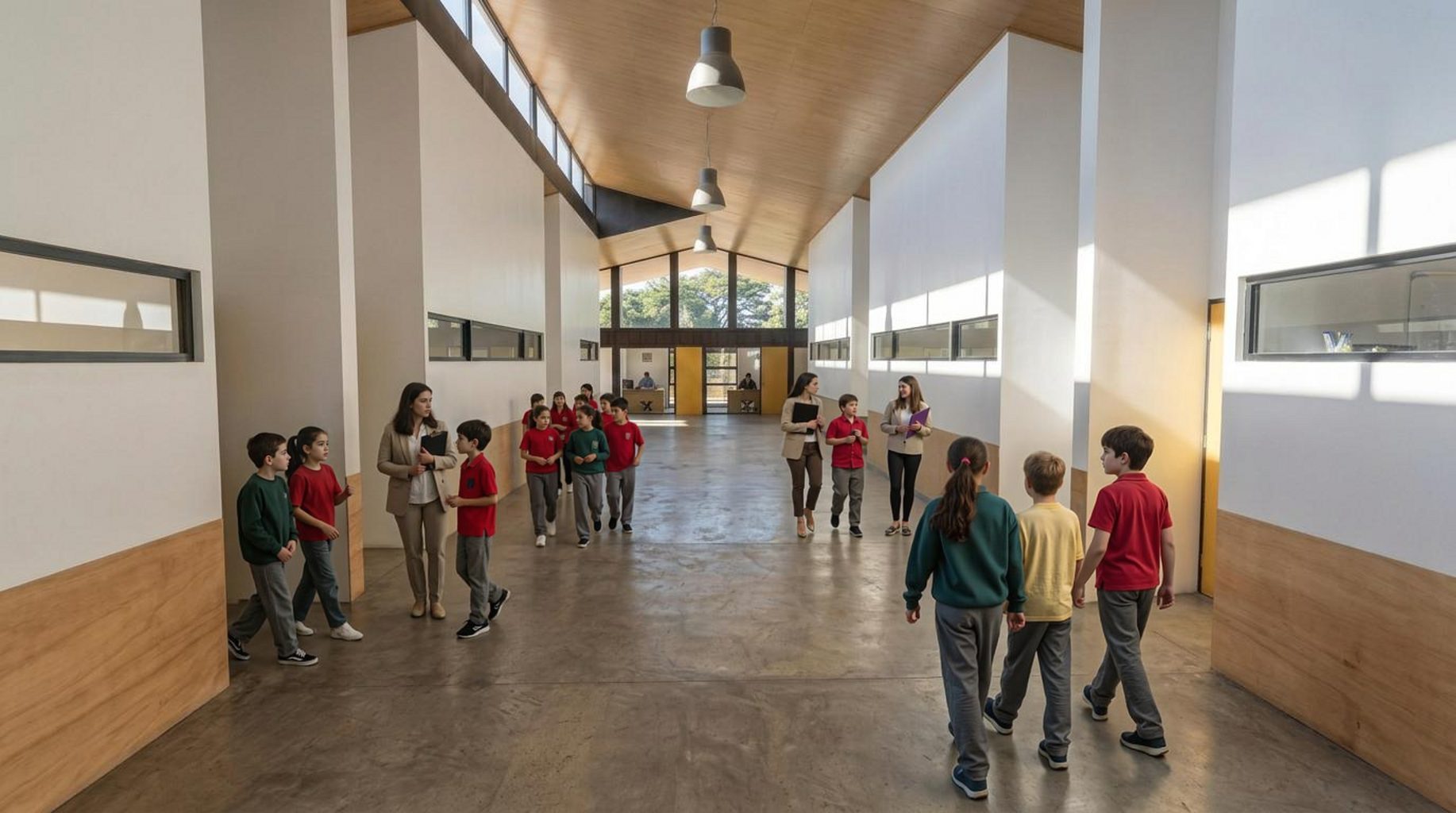 Colegio San Agustín — circulación interior